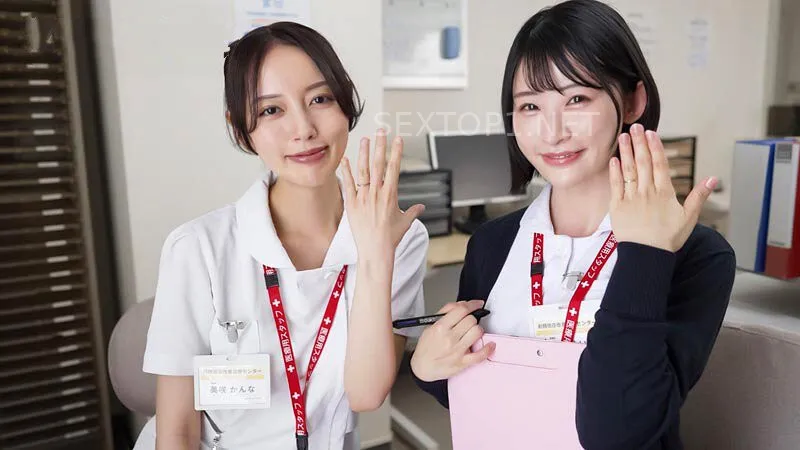 2 cô điều dưỡng dễ thương điều trị cho những bệnh nhân nam bị nghiện thủ dâm